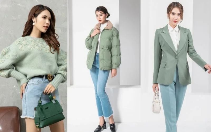 Các gam màu xanh mệnh Mộc là lựa chọn phù hợp cho nữ Bính Dần