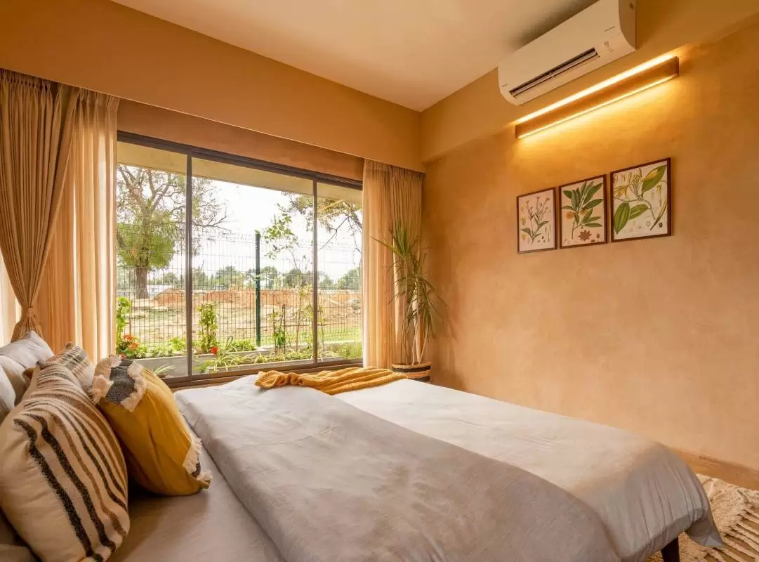 Phòng ngủ cho Mậu Thân 1968 thiên về màu sắc ấm áp