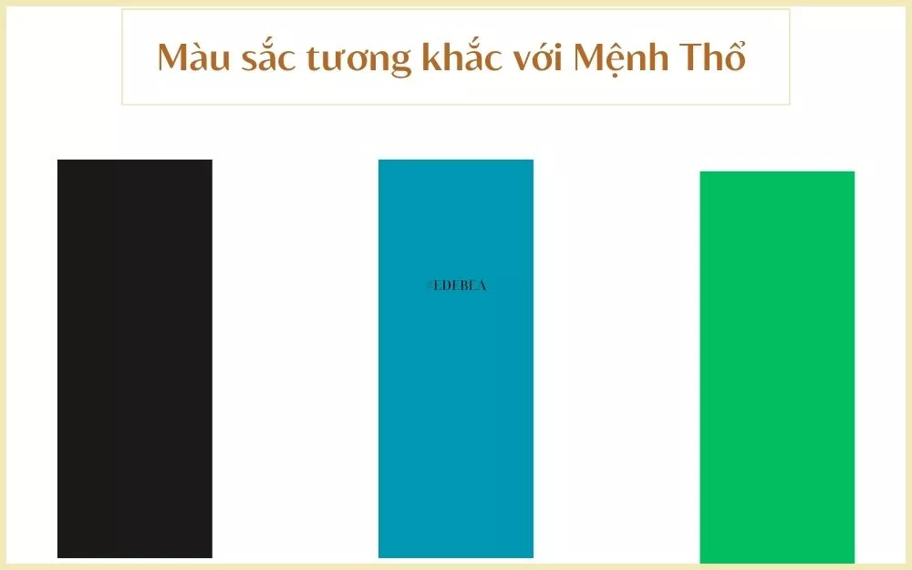 Nam Kỷ Dậu 1969 không hợp với các màu thuộc hành Thuỷ và Mộc
