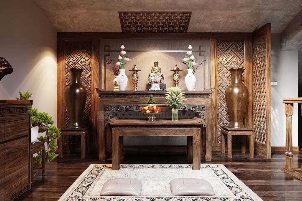 Nhà cửa gọn gàng, bàn thờ trang nghiêm, bản thân ăn mặc chỉnh tề sẽ giúp tăng năng lượng tích cực