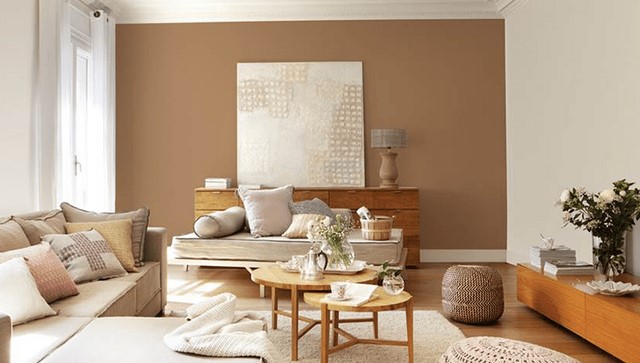 Màu nâu gỗ giúp cân bằng năng lượng cho gia chủ Tân Dậu