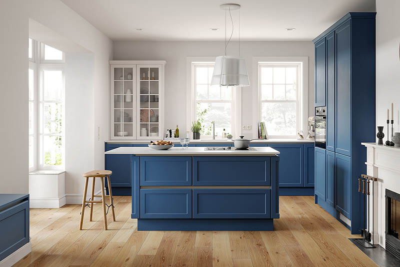 Màu xanh dương mang đến cảm giác thư giãn, bình yên