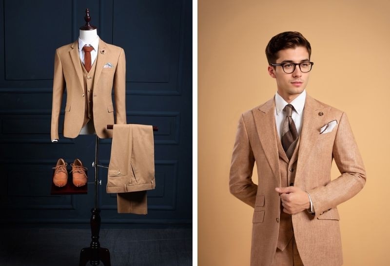 Nam mạng tuổi Canh Ngọ nên ưu tiên chọn trang phục màu vàng, nâu đất hoặc đỏ khi tham dự các sự kiện quan trọng