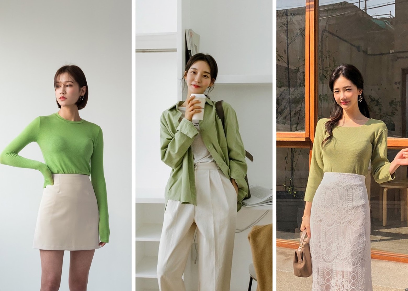 Bạn nên ưu tiên màu tương sinh nhẹ nhàng như xanh lá mạ, xanh nõn chuối vào mùa hè