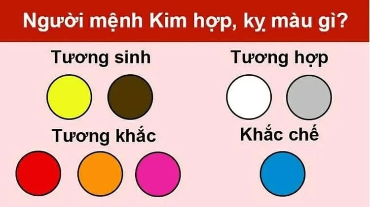 Màu hợp mệnh Bạch Lạp Kim của nữ Tân Tỵ 2001 thuộc hành Thổ hoặc Kim