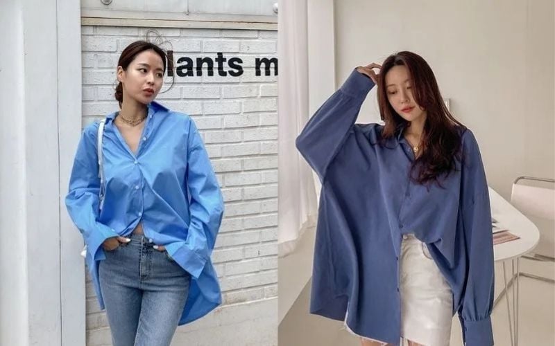 Xanh dương là màu sắc bản mệnh của nữ Bính Tý 1996