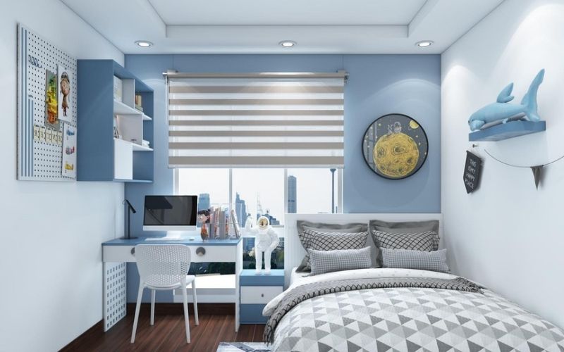 Màu xanh dương phù hợp với nữ mạng tuổi Canh Dần