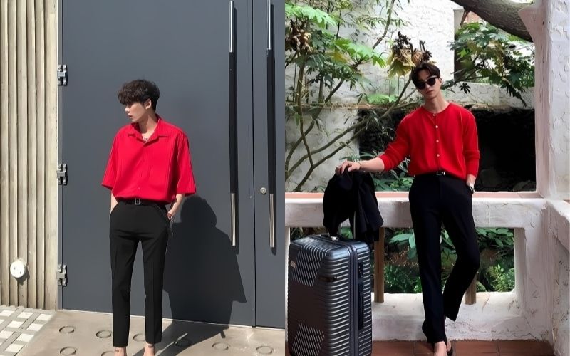 Màu đỏ là biểu tượng của năng lượng và thành công cho nam mạng Bính Tuất