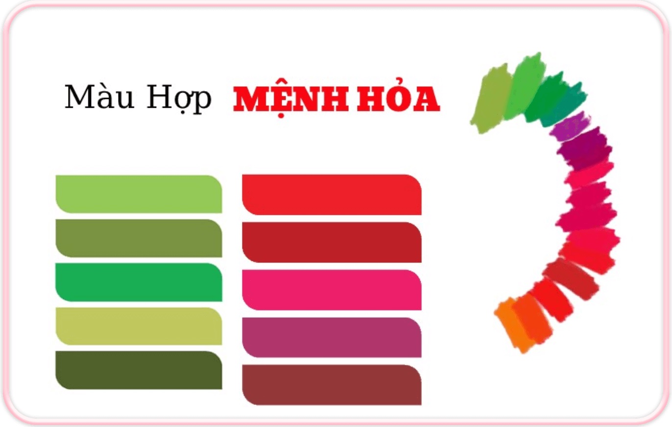 Màu hợp mệnh nữ Đinh Dậu 2017 thuộc hành Mộc và Hoả 