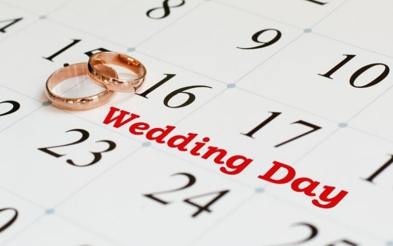 Ưu tiên ngày Hoàng Đạo trong tháng để tiến hành hôn lễ