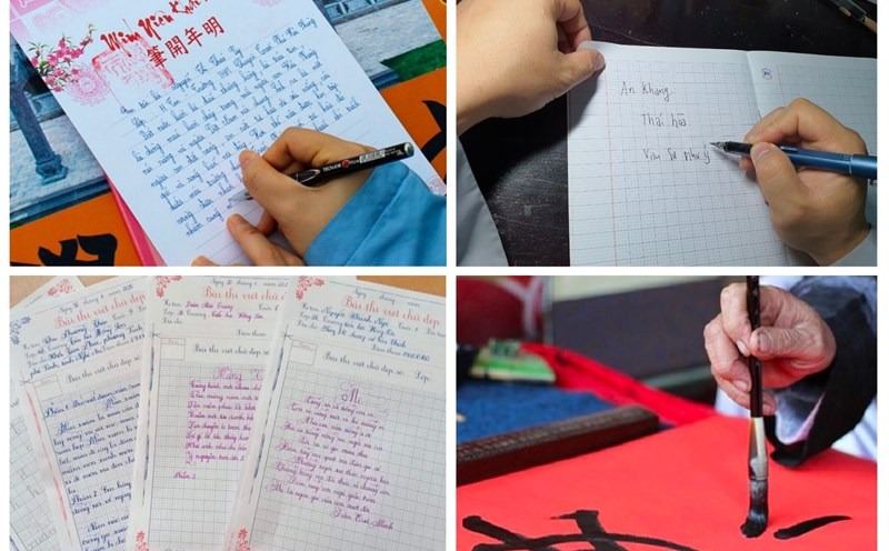 Có thể khai bút bằng câu đối, lời chúc, danh ngôn truyền cảm hứng,... để đón nhận năng lượng tích cực cho năm mới