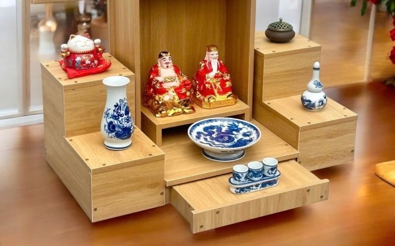 Hướng ban thờ hợp phong thủy giúp người tuổi Giáp Thìn 1964 kích hoạt năng lượng tài lộc, mang lại sự thịnh vượng và bình an