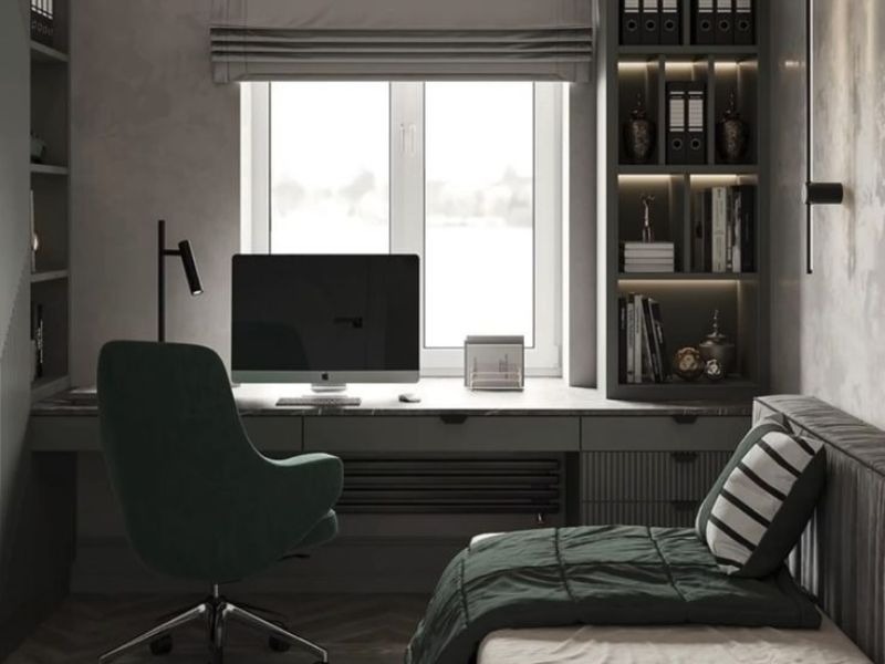 Không gian làm việc nên được bố trí tối giản để không ảnh hưởng đến sự tập trung 