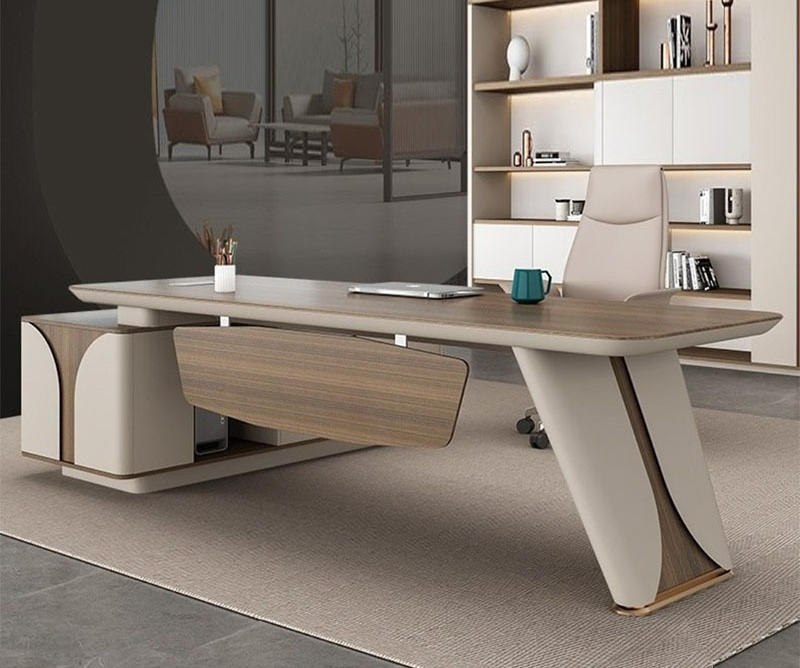 Nữ Canh Thìn nên ưu tiên bàn làm việc có màu sắc trung tính, vượng mệnh Kim