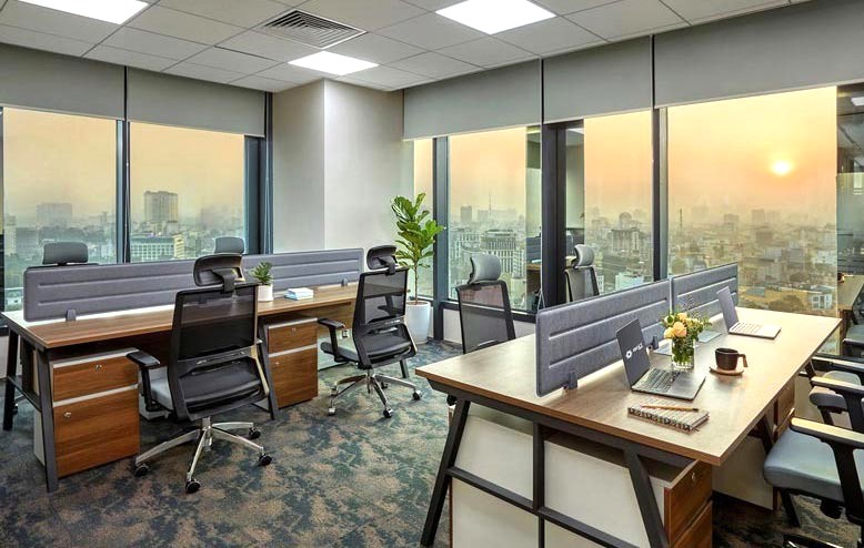 Không gian làm việc nên sử dụng gam màu vàng đất, nâu hoặc đỏ nhạt để củng cố năng lượng bản mệnh