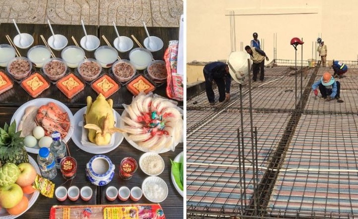 Nghi thức cúng đổ mái cần được chuẩn bị chu đáo và thành tâm