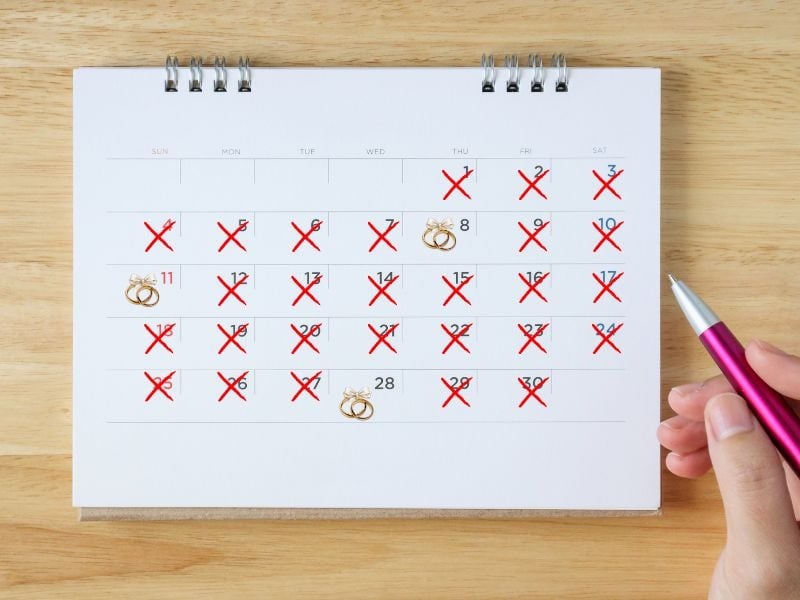 Ngày Tam Nương, Nguyệt Kỵ của các tháng là những ngày cực xấu để làm lễ ăn hỏi