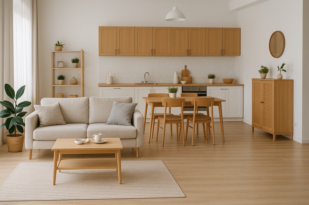 Không gian nhà mới cần được dọn dẹp sạch sẽ và mở cửa thông thoáng khi nhập trạch