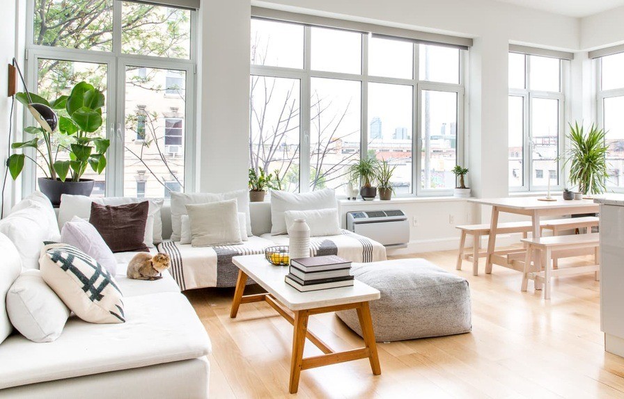 Nhà mới cần được dọn dẹp gọn gàng trước khi làm lễ nhập trạch