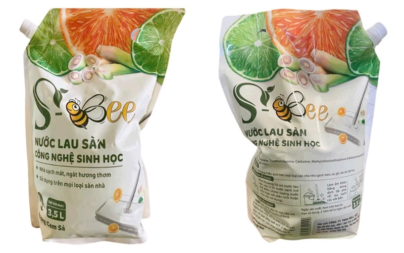 Nước lau sàn S-BEE sử dụng các thành phần có nguồn gốc sinh học