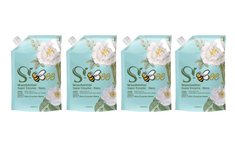 Túi nước giặt xả 3.5L là lựa chọn tiết kiệm, phù hợp cho gia đình đông người