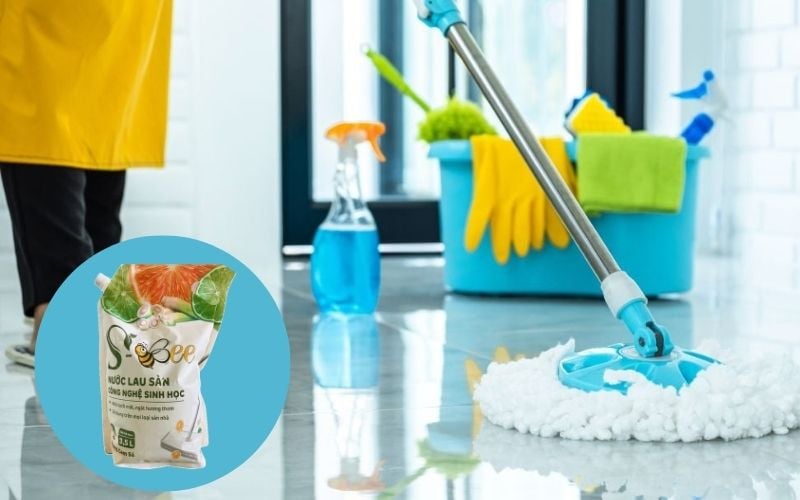 Nước lau sàn sinh học túi 3.5L hương cam sả là lựa chọn kinh tế cho ngôi nhà luôn sạch và thơm mát