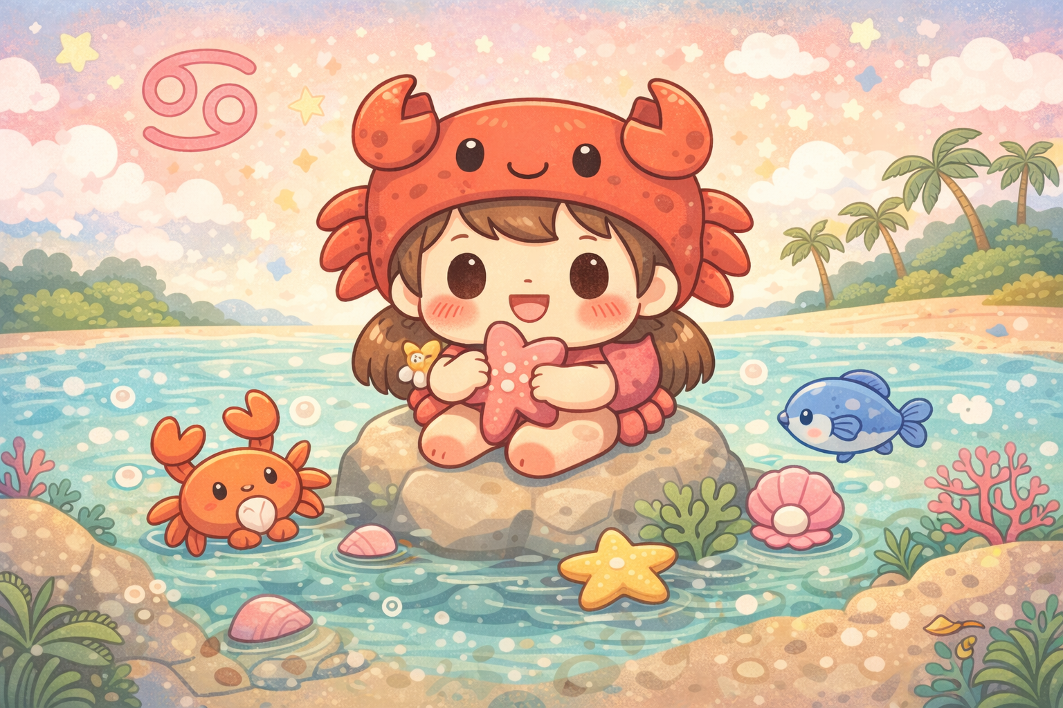 Vận trình trong ngày của cung Cự Giải khá hanh thông và yên bình