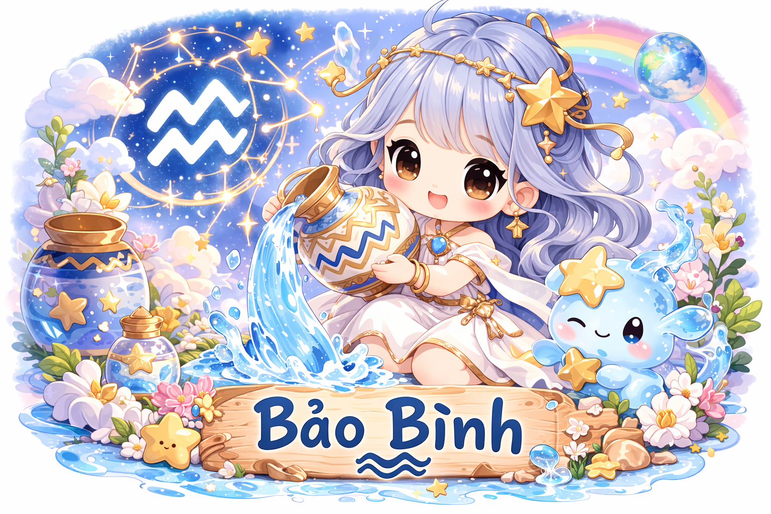 Cung Bảo Bình được khuyên cần đặc biệt cẩn trọng trong công việc