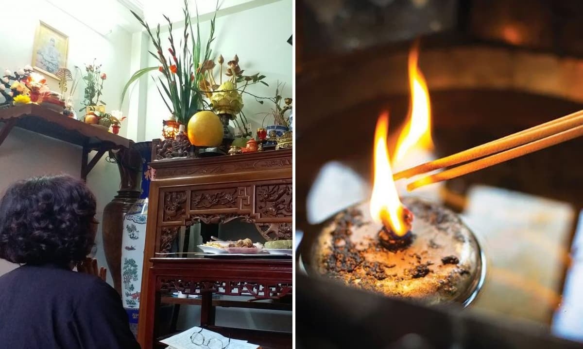 Mùng 1 đầu tháng nên thắp hương để cầu thần linh và tổ tiên phù hộ nhằm mang đến may mắn cho cả tháng