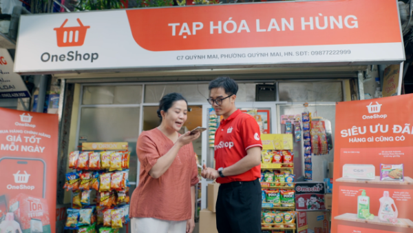 Các tiểu thương có thể nhập hàng chất lượng và chính hãng từ OneShop