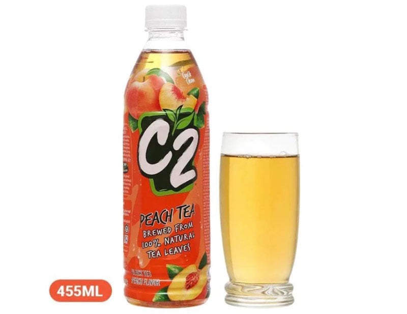 Trà đen C2 hương đào là một trong những sản phẩm nước giải khát thơm ngon được người tiêu dùng Việt yêu thích