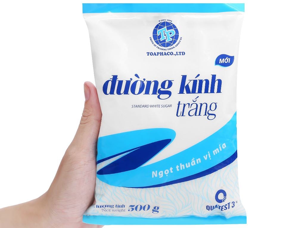 Đường kính TOÀN PHÁT gói 500g có mức giá từ 13.000 đến 16.000 đồng