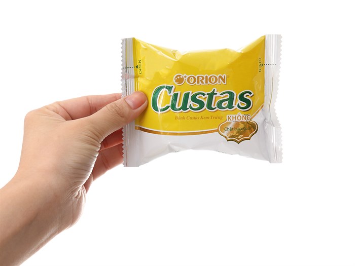 Bánh ORION CUSTAS kem trứng tiện dụng cho những bữa ăn nhẹ