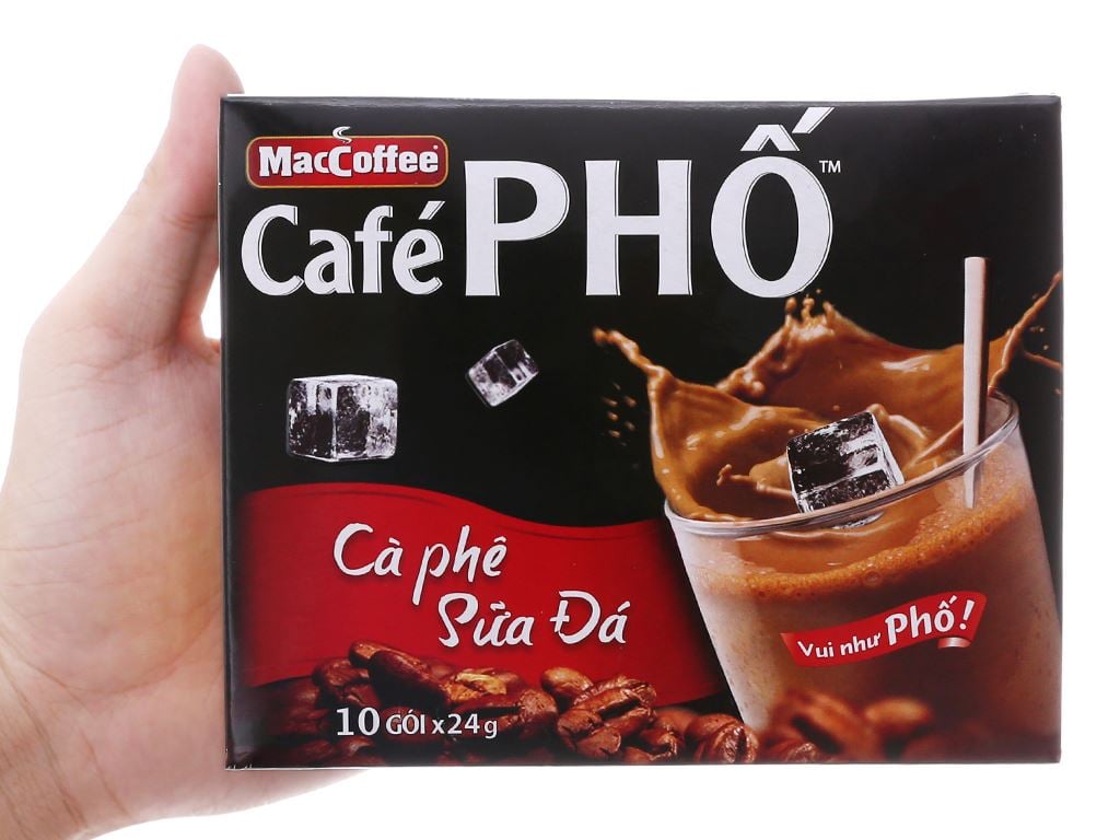 Cà phê sữa đá CAFÉ PHỐ hộp 240g đậm đà phù hợp khẩu vị người Việt