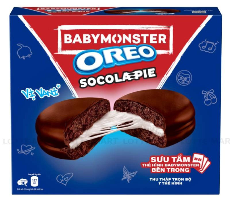Bánh Oreo socola-pie nhân marshmallow có sự chênh lệch nhất định về giá bán tùy thuộc vào quy mô của từng đơn vị bán lẻ