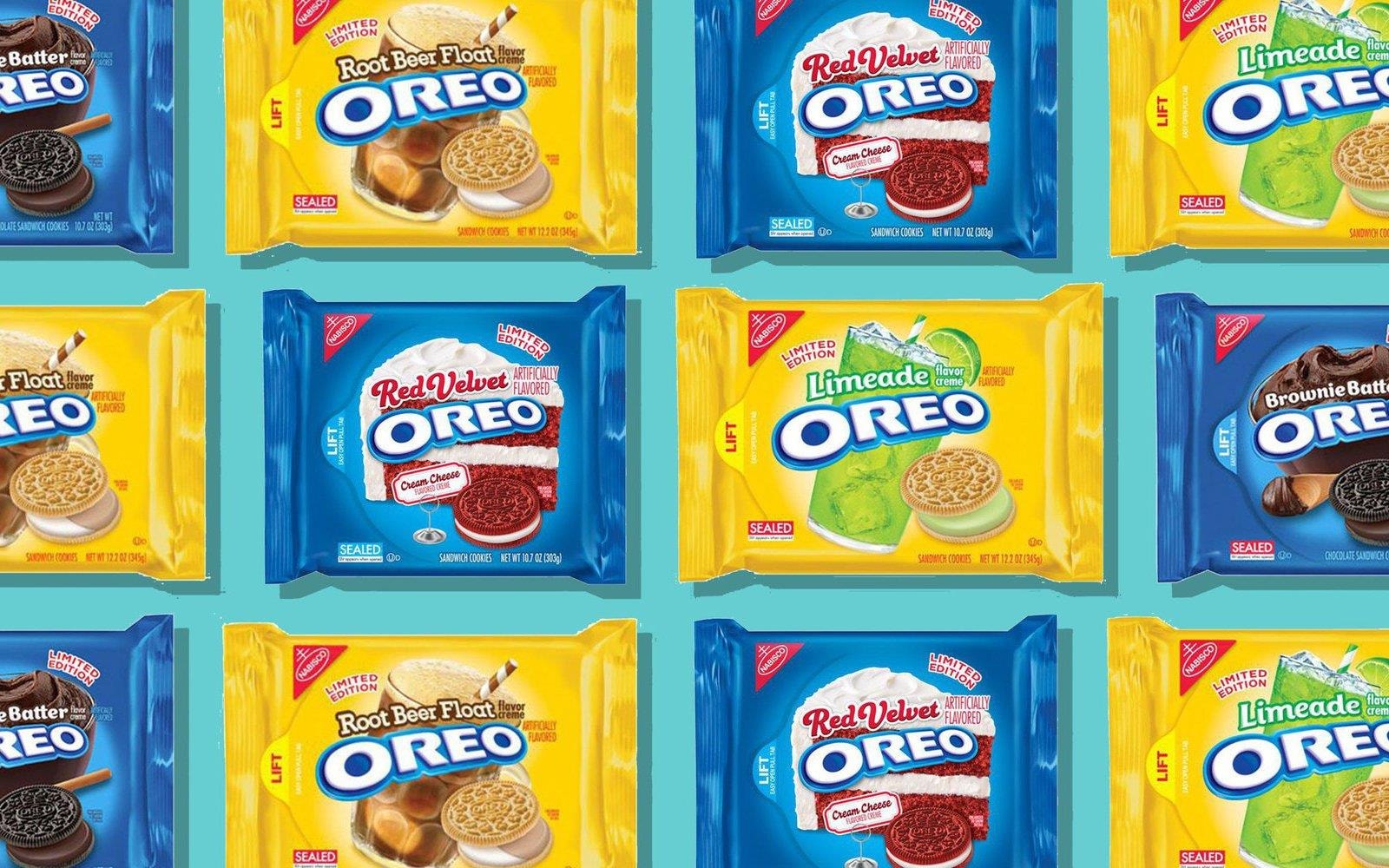 Theo thống kê bánh quy OREO có tới hơn 100 hương vị bao gồm các phiên bản giới hạn