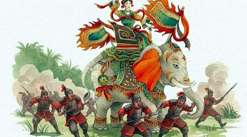 Đền Nưa là đền thờ nữ tướng Triệu Thị Trinh, nằm ở tỉnh Thanh Hóa