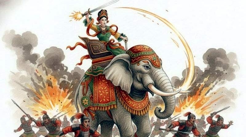 Đền Nưa là đền thờ nữ tướng Triệu Thị Trinh