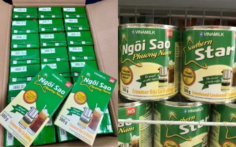 1 thùng sữa Ngôi sao Phương Nam Xanh lá 380g 24 hoặc 48 hộp tùy quy cách đóng gói