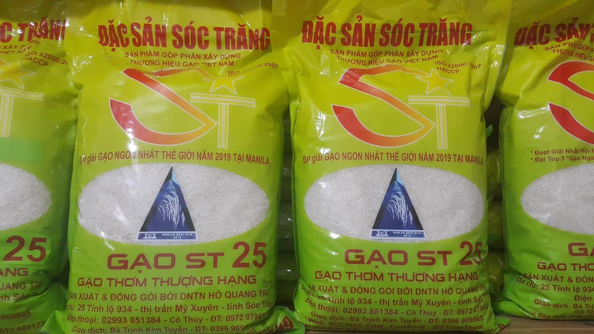 Gạo ST25 có giá bán cao hơn gạo ST24