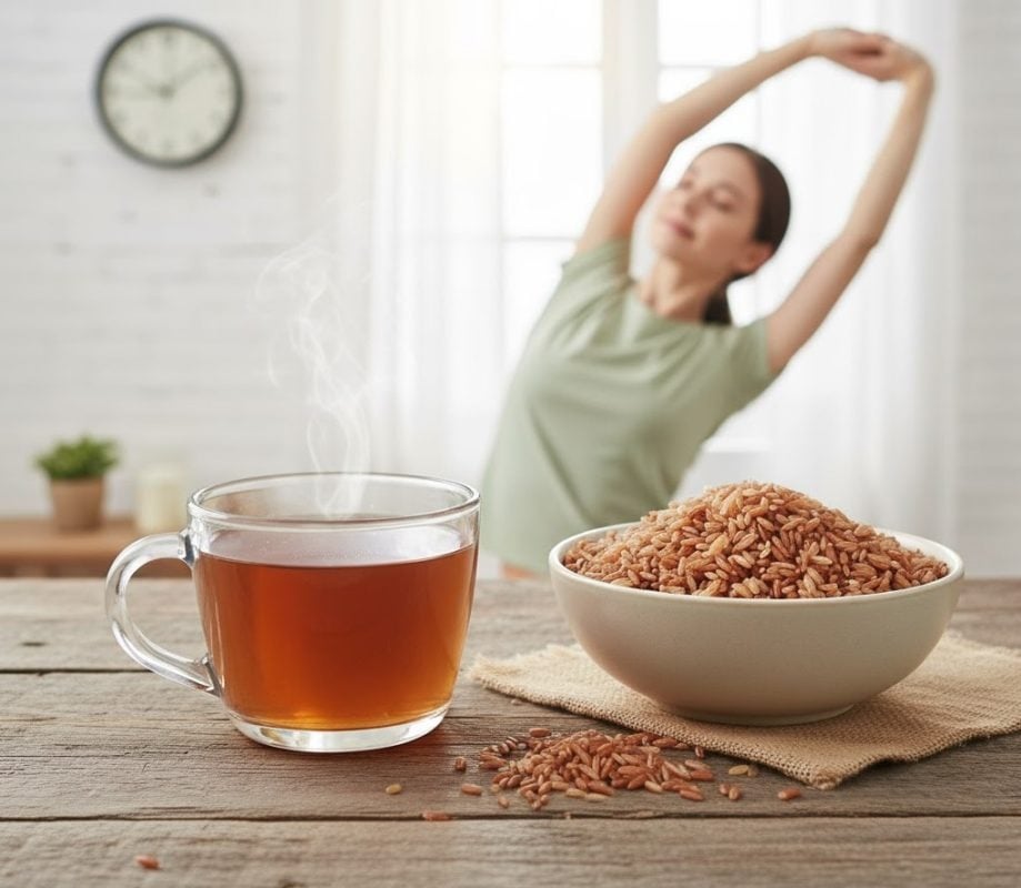 Nước gạo lứt rang có tác dụng hỗ trợ cải thiện giấc ngủ