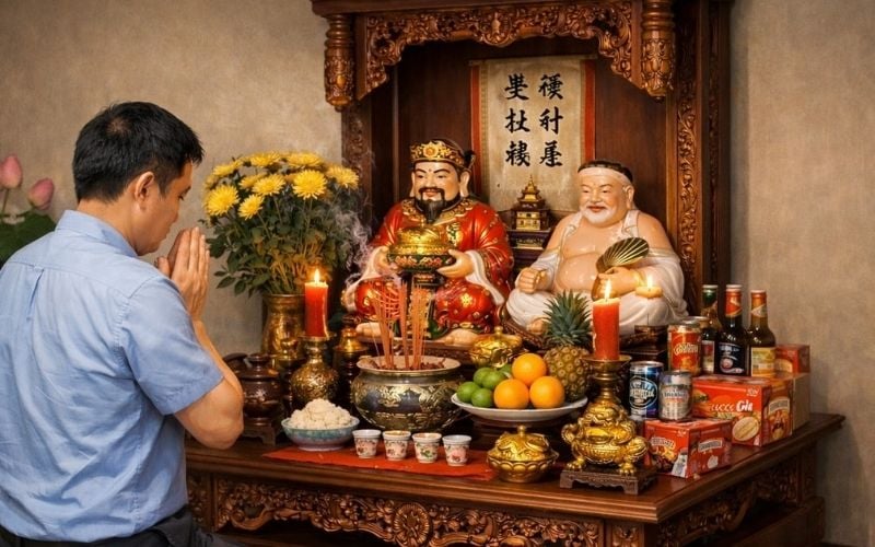 Đọc văn khấn thần Tài ngày rằm tháng 3 âm lịch đúng chuẩn