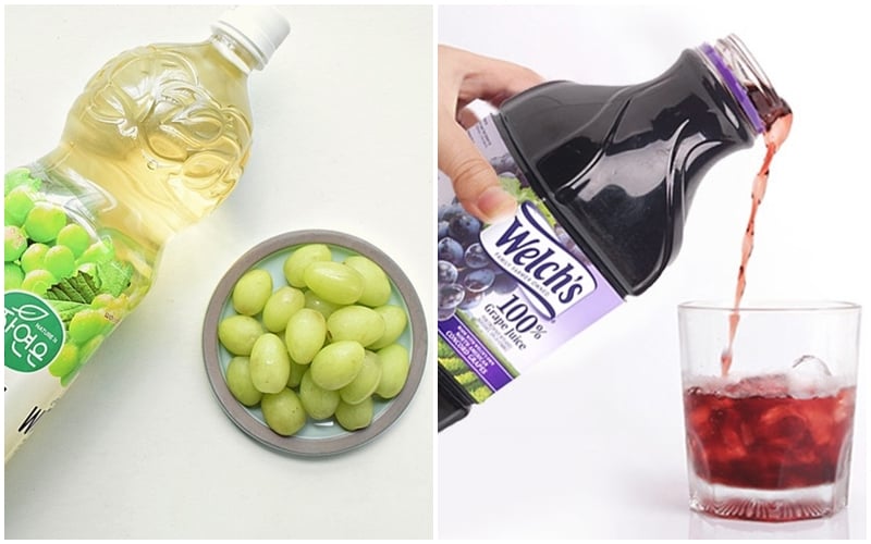 Bạn nên ưu tiên sản phẩm 100% nước ép nho