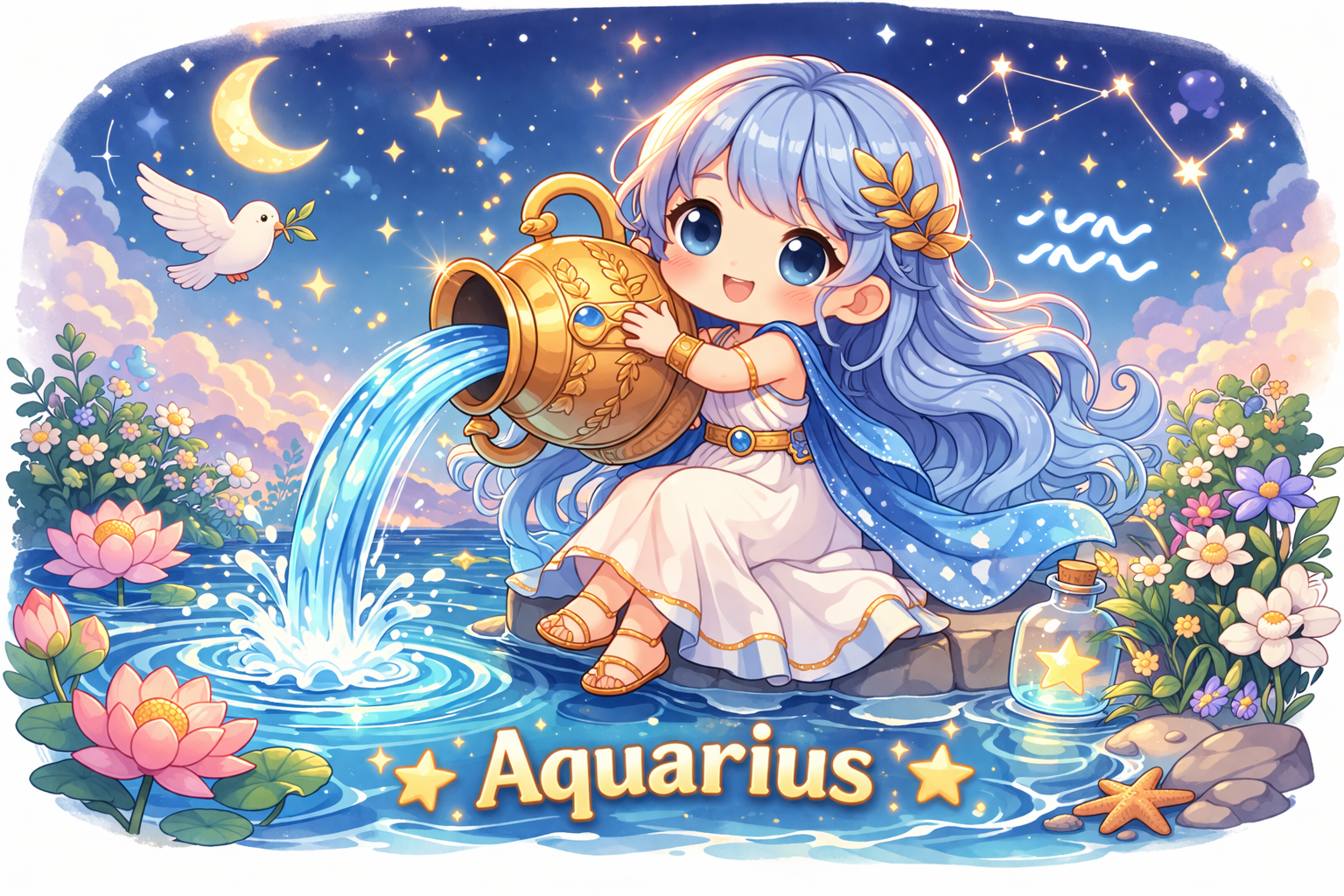 Vận trình trong ngày của cung Bảo Bình vô cùng thuận lợi nhờ có sự giúp đỡ của quý nhân