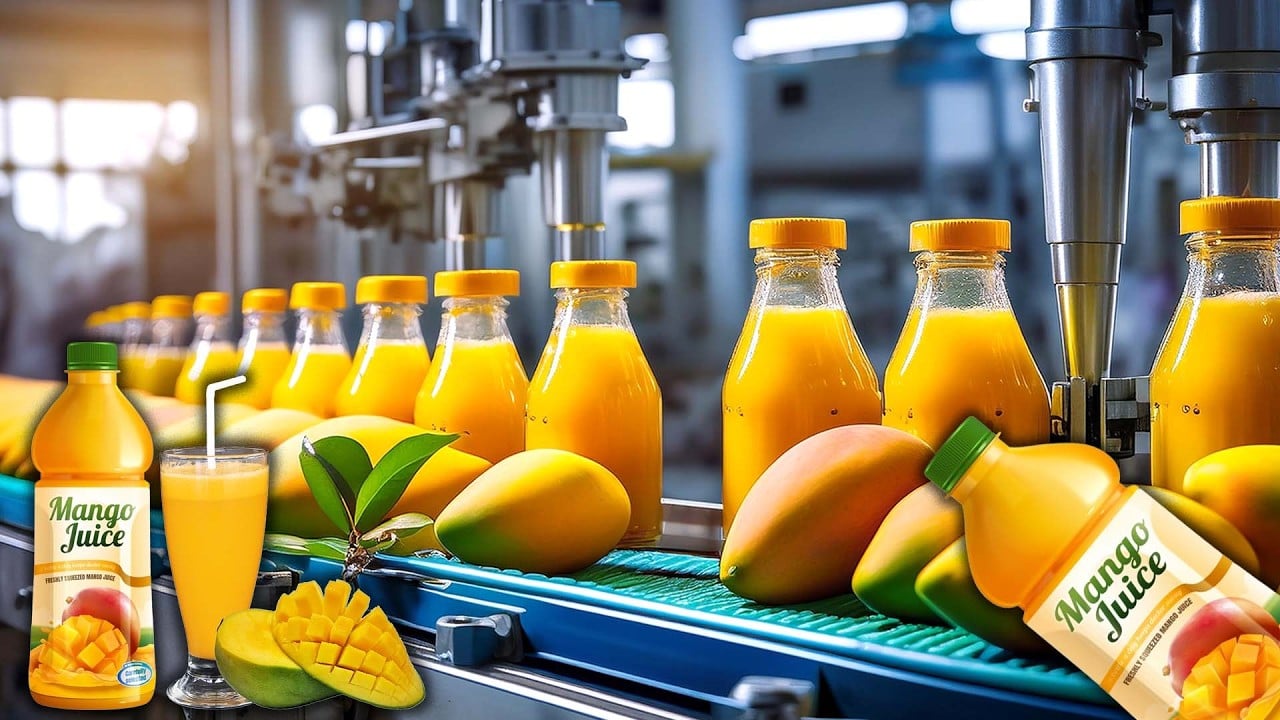 Nên lựa chọn các sản phẩm nước xoài đóng chai có thành phần chính từ hoa quả tự nhiên