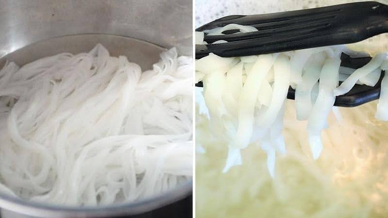 Trong 100g mì gạo chũ chứa khoảng 109 calo