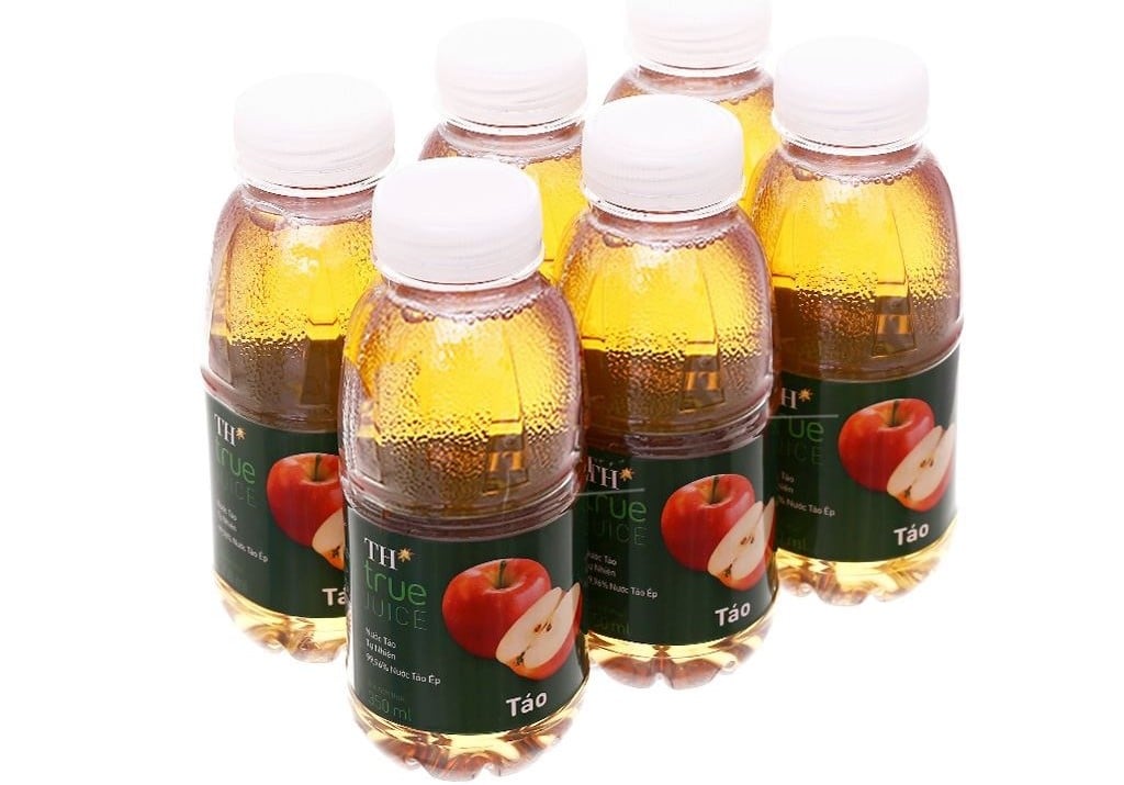 Nước ép táo đóng chai có mức calo ở mức trung bình