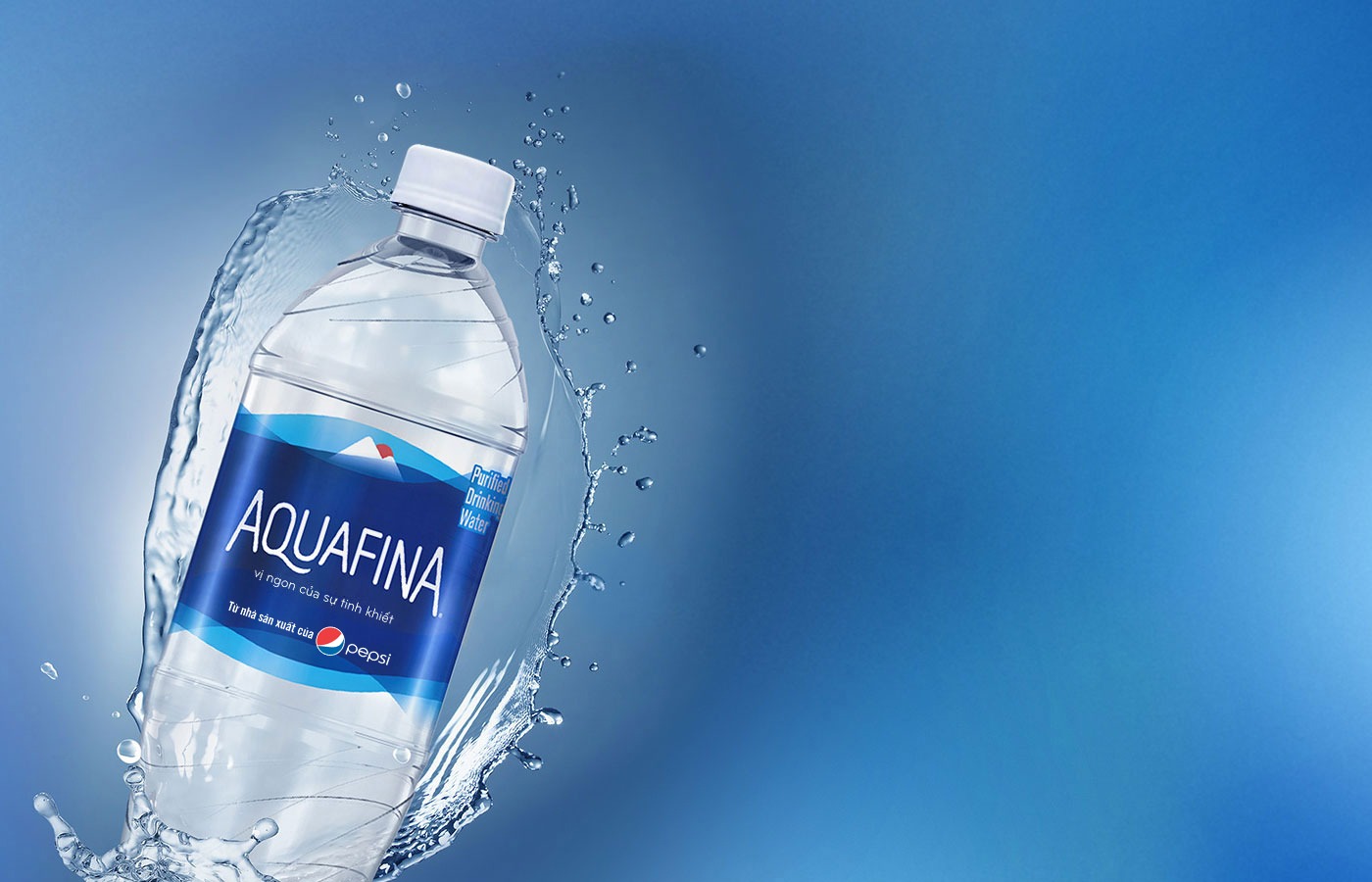Nước suối Aquafina được lọc qua 7 bước xử lý hiện đại nên có độ tinh khiết cao