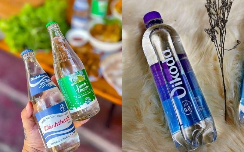 Các thương hiệu nội địa có mức giá nước khoáng khá hợp lý