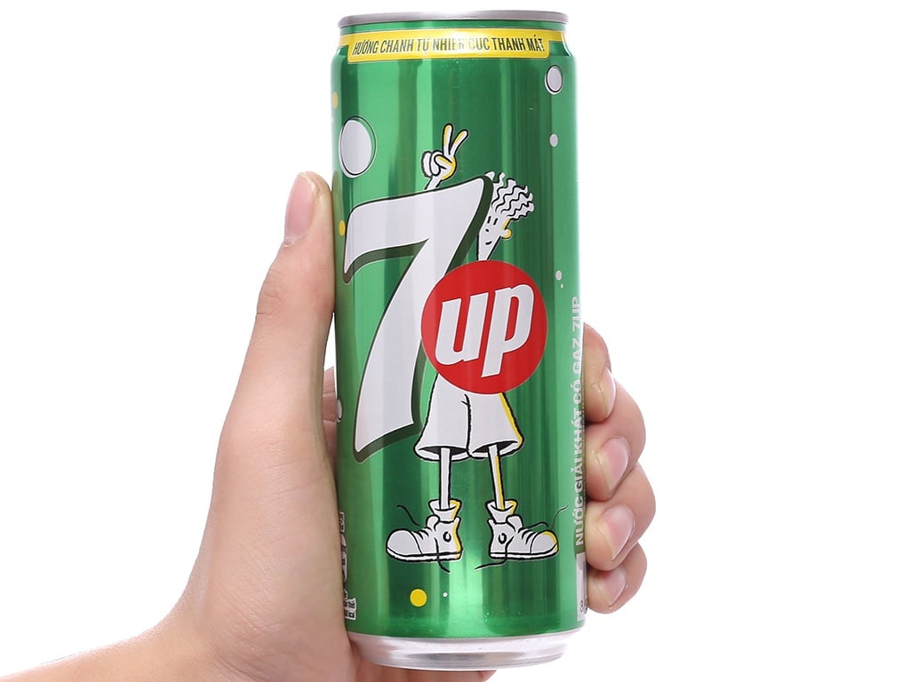 Nước ngọt 7Up cung cấp khoảng 60-65 calo trong mỗi lon 330ml